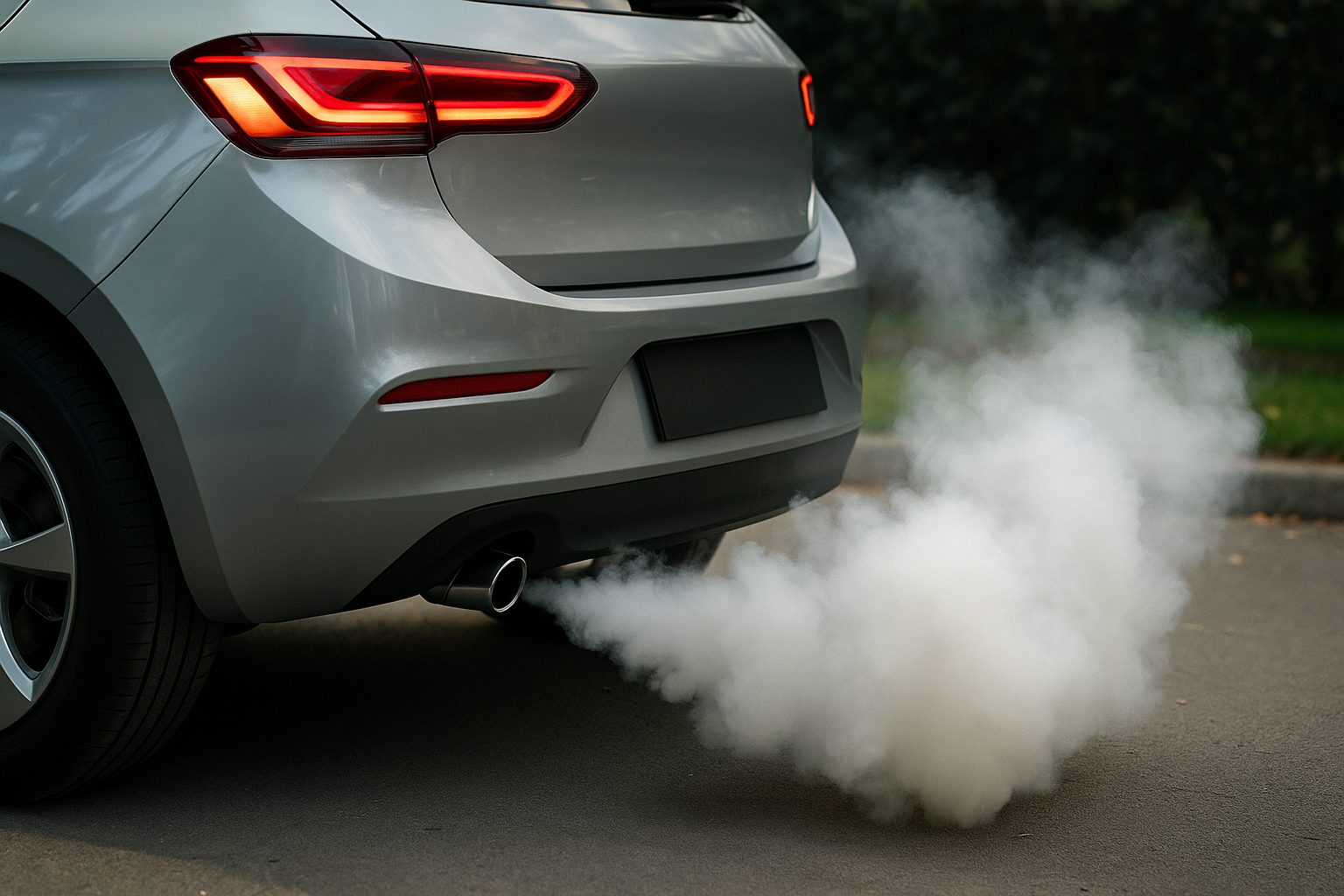 Ma voiture fume blanc et sent mauvais