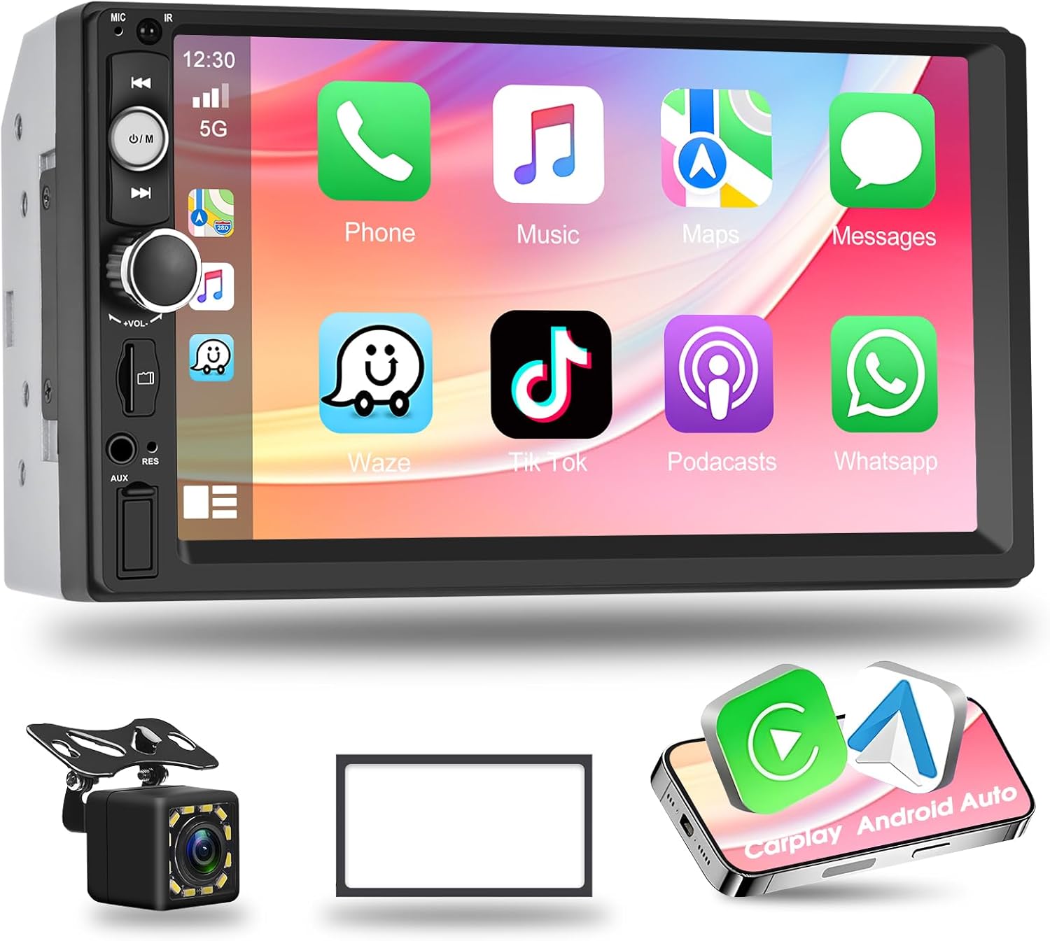 Autoradio Podofo 2DIN CarPlay